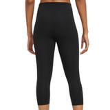 Nike One Women's Tennis Mid-Rise Capri Leggings - Black/White