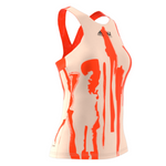 Adidas  Ecru Tint/Impact Orange Performance Thebe Magugu Tennis New York Y-Back Tank Top