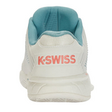 K Swiss Hyper Court Express 2 Women Tennis Shoes - Blanc De Blanc/Nile Blue/Desert Flower