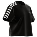 Adidas Women 3S CR Women Tennis Top - Black/White