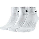 Nike Performance Quarter Sock 3 Pack white