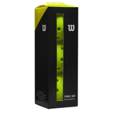 Wilson TRU 32 Indoor Pickleball 3 Pack - Neon Yellow