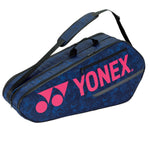 Yonex Team Racquet Bag 6pcs - Navy/Pink