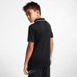 Nike Boys Court DriFit Polo - Black/White