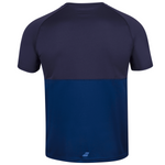 Babolat Play Crew Neck Boy Tee - Estate Blue