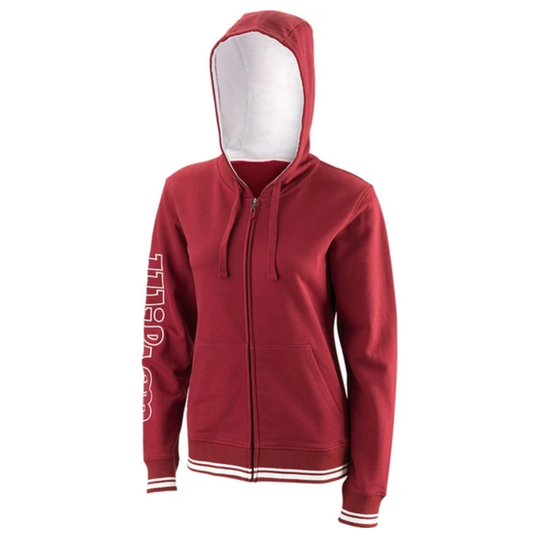 Wilson Team II Full Zip Hooded Jacket - Team Cardinal