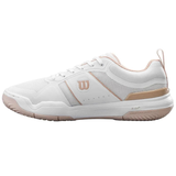 Wilson Pickle Pro Womens Pickleball Shoes - White/Cameo Rose