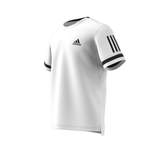 Adidas Club 3 Stripes Tee white/black