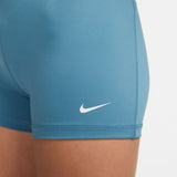 Nike Pro Women 3" Shorts - Noise Aqua/White