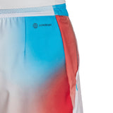 Adidas Melbourne Printed Short - White/Vivid Red/Sky Rush