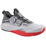 Head Motion Pro BOA Pickleball Shoes - Light Grey/Red