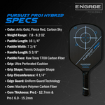 Engage Pursuit Pro 1 Hybrid Pickleball Paddle