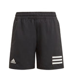 Adidas Boys Club 3 Stripe Shorts - Black/White