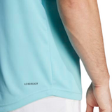 Adidas Men Club 3 Stripes Tennis T-Shirt - Light Aqua