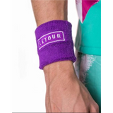 LETOUR Dig Wristband 2 Pack - Purple