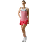 Yonex 2021 Tennis Womens Tank Top w/Inner Bra - Coral Red