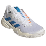 Adidas Performance Barricade  Men Tennis Shoes - Cloud White/Pulse Blue/Mint Ton