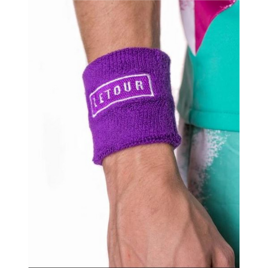 LETOUR Dig Wristband 2 Pack - Purple