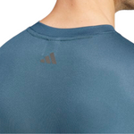 Adidas Hiit Graphic Slogan Men Training Tennis T-Shirt - Arctic Night