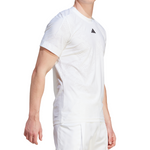 Adidas AEROREADY FreeLift Pro Tennis Mens T-Shirt - White/Black