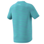 Adidas Sportwear Training Tennis Boys Shirt - Preloved Blue/Easy Green