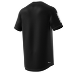 Adidas Performance Men Club 3 Stripe Tennis Tee - Black