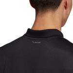 Adidas Club 3 Stripe Polo - Black/ White