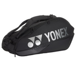 Yonex 2024 Pro Racquet Bag 6 Pack BA92426 - Black/Silver