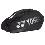 Yonex 2024 Pro Racquet Bag 6 Pack BA92426 - Black/Silver