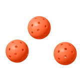 Wilson TRU 32 Indoor 3 Pack Pickleballs - Orange