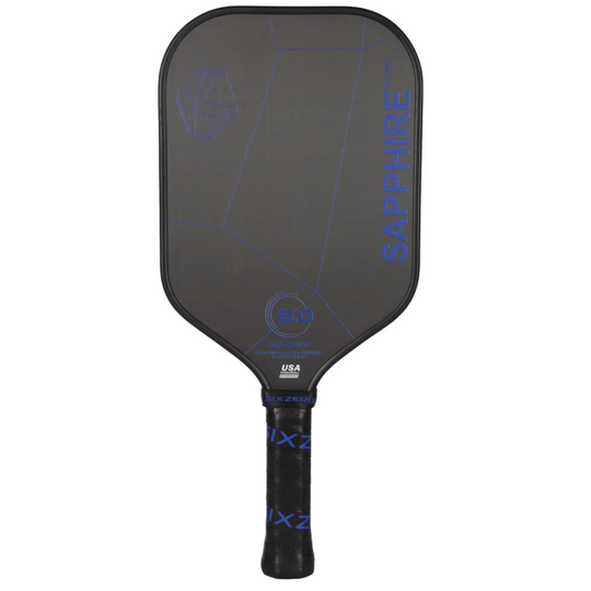Six Zero Sapphire 2024 13MM Pickleball Paddle - Blue