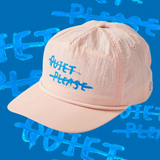 Rallee Quiet Please UltraLight One Size Fits Most Tennis Cap - Pale Pink