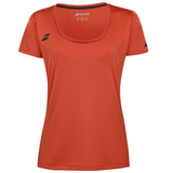 Babolat Play Cap Sleeve Girl Top 5061 - Fiesta Red