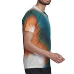 Adidas Mtbr Tee Tennis T-Shirt - White/Black/Legacy teal