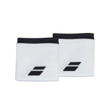 Babolat Logo Wristband 1011 - White/Dark Grey