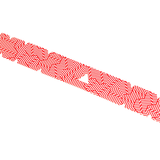 JOOLA Pro V Protective Edge Guard Tape - Blaze Red (28mm x 760mm - 3 Pack)