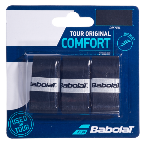 Babolat Tour Original Overgrip 3 Pack - Black