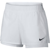 Nike Court Flex Womens Shorts - White/Black