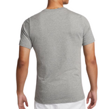 Nike NKCT Men Tee Heritage Logo - DK Grey Heather