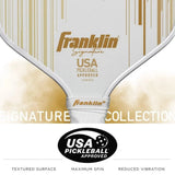 Franklin Signature Series Fiberglass 13mm with Maxgrit Pickleball Paddle
