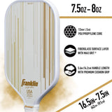 Franklin Signature Series Fiberglass 13mm with Maxgrit Pickleball Paddle