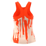 Adidas  Ecru Tint/Impact Orange Performance Thebe Magugu Tennis New York Y-Back Tank Top