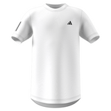 Adidas Club Tennis 3-Stripes Tennis T-Shirt - White/Black