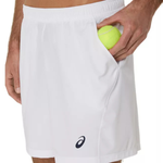 Asics Court 7in Mens Tennis Short - Brilliant White