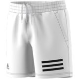 Adidas Boys Club 3 Stripe Shorts - White/Black