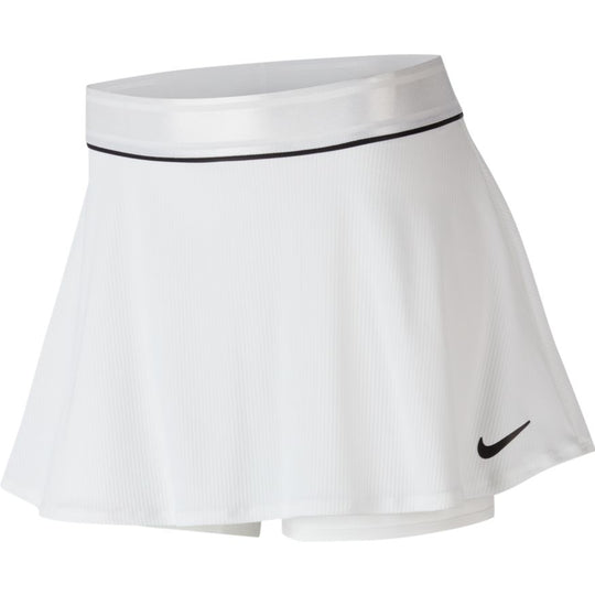 Nike Womens Court Flouncy Skirt - White/Black