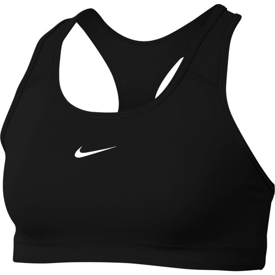 Nike Dri-Fit Swoosh Sports Bra - Black/White