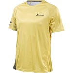 Babolat Boys Performance Crew Neck Tee - Dark Yellow/Black