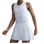 Nike Victory Womens Dri-FIT Short Flouncy Tennis Skirt - White/Black