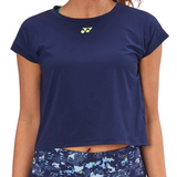 Yonex 2022 AO Tennis Navy Blue Womens Crew Neck Shirt